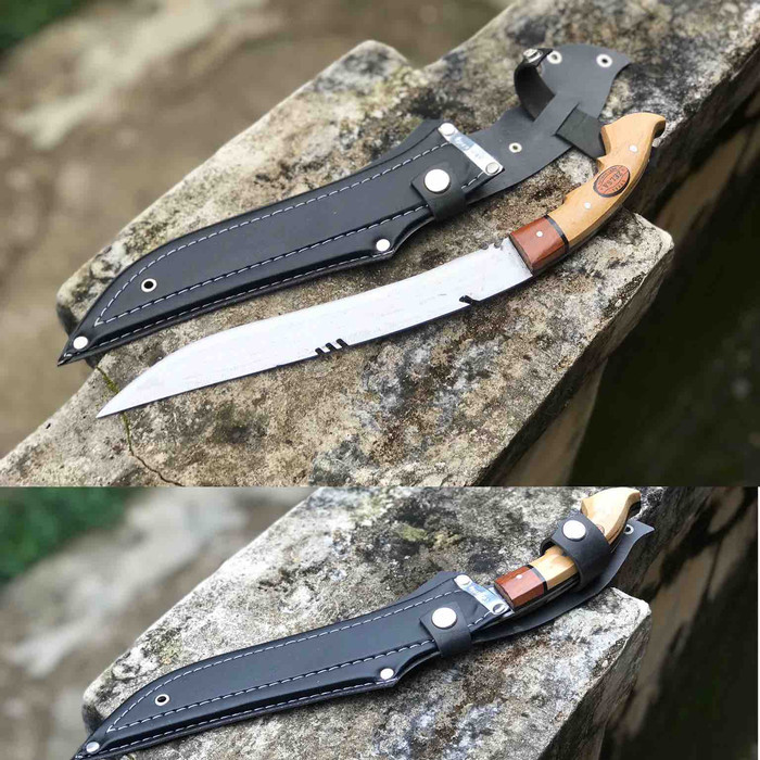 A631 Pisau dapur Kukri Kalep Baja Per TERMURAH KUAT BOS