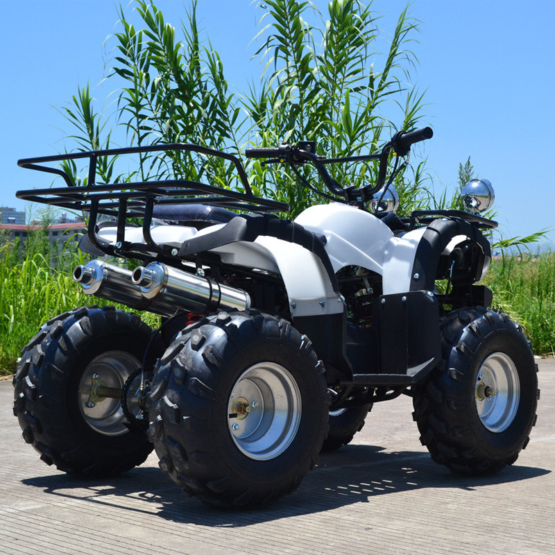 ATV 4 Roda Sapi Kecil 8 Inch 125CC Motor Offroad Gunung All Terrain Kendaraan Pasir
