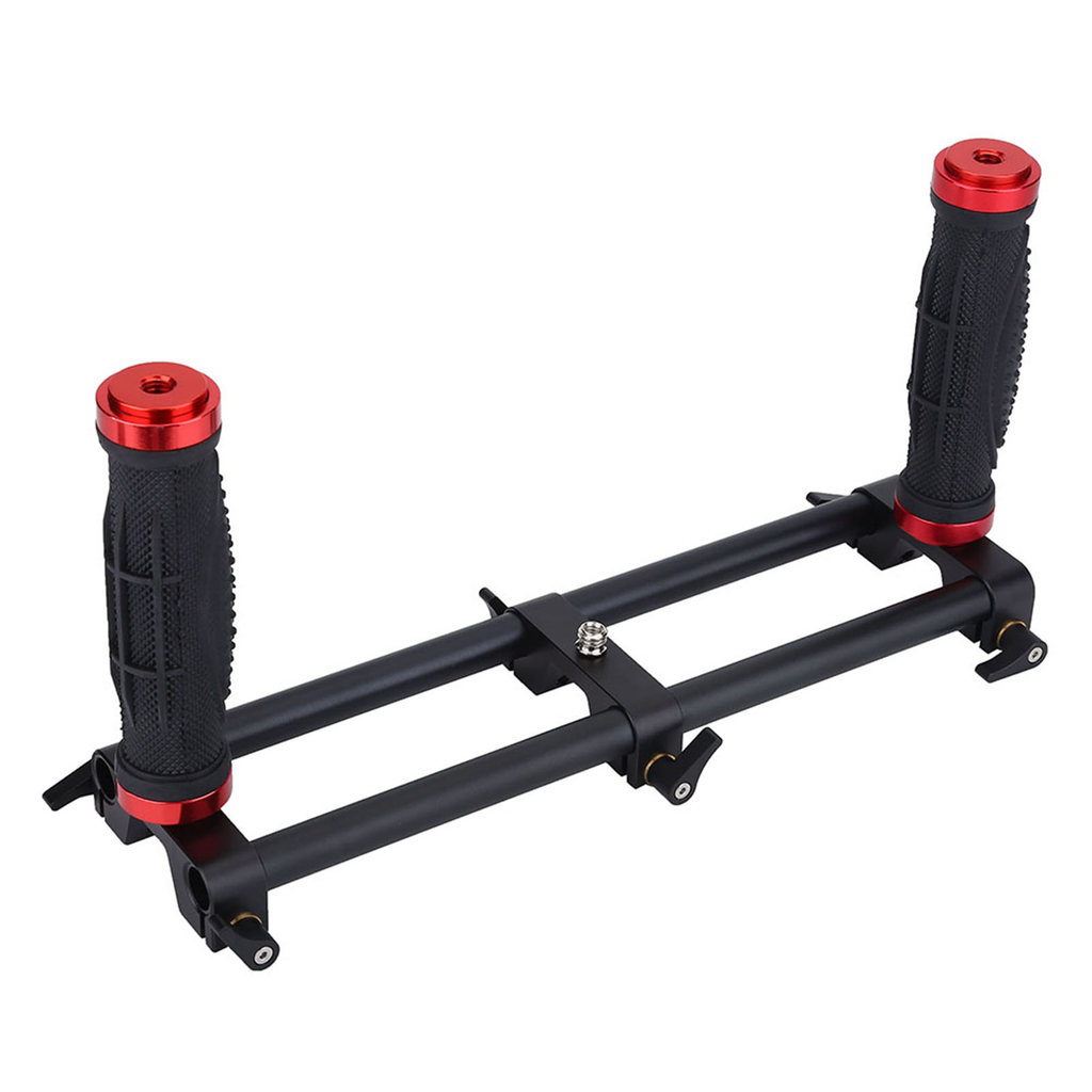 Camera Dual Grip Extender Handle Gimbal Stabilizer Rig Accessory for Zhiyun Feiyu Camera Handheld St