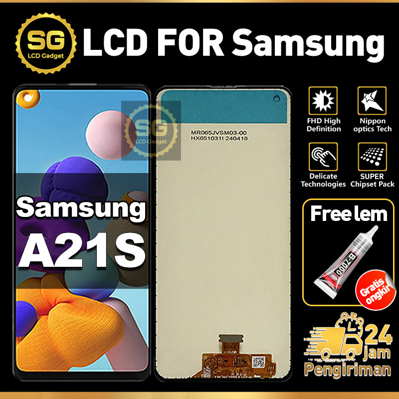SG LCD SAMSUNG A21S Fullset HP Touchscreen SAMSUNG A21S Free Lem Glass Touch Screen Digitizer COD