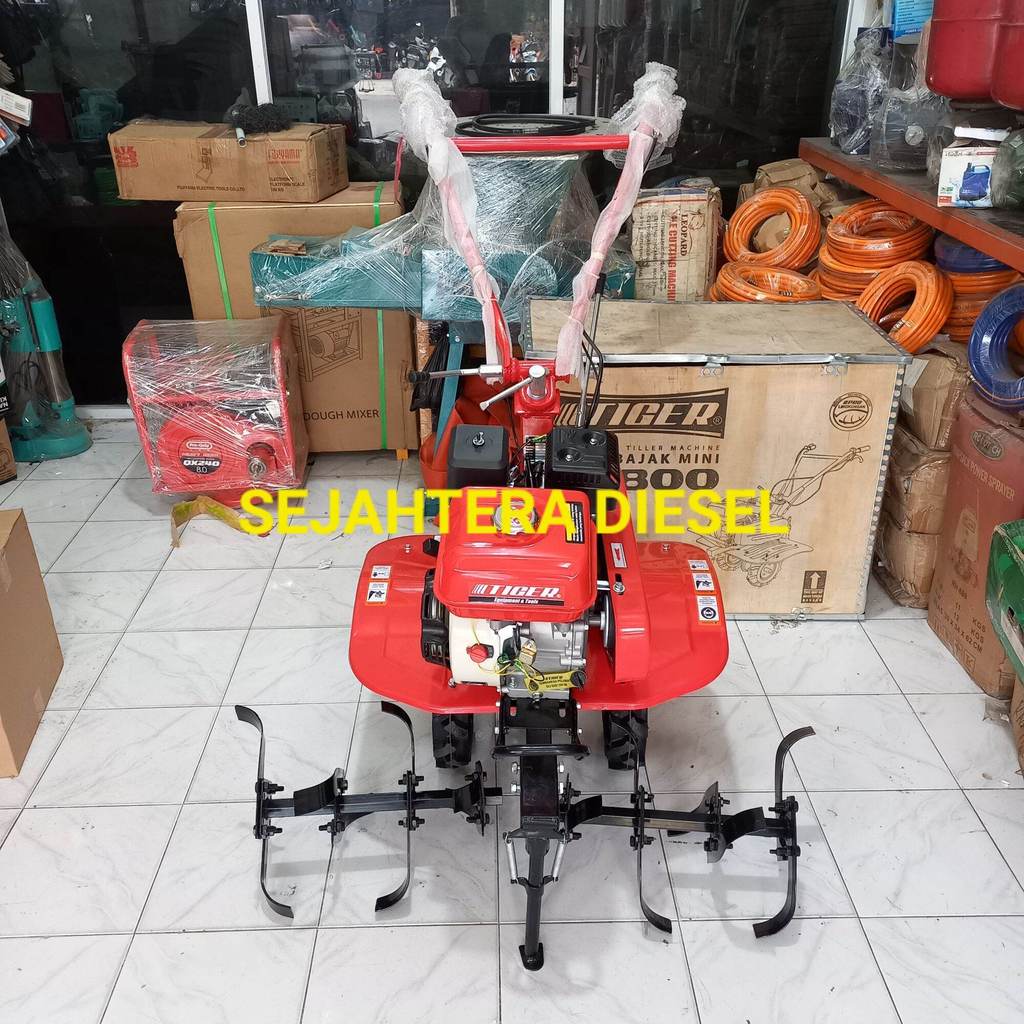 NEW PROMO - TIGER Mesin Traktor  Bajak Sawah Mini Power Tiller GT800