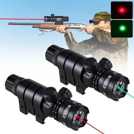 Laser Target Red Dot Scope Airsoft Sniper Merah Fullset Pointer Berburu Jarak Jauh