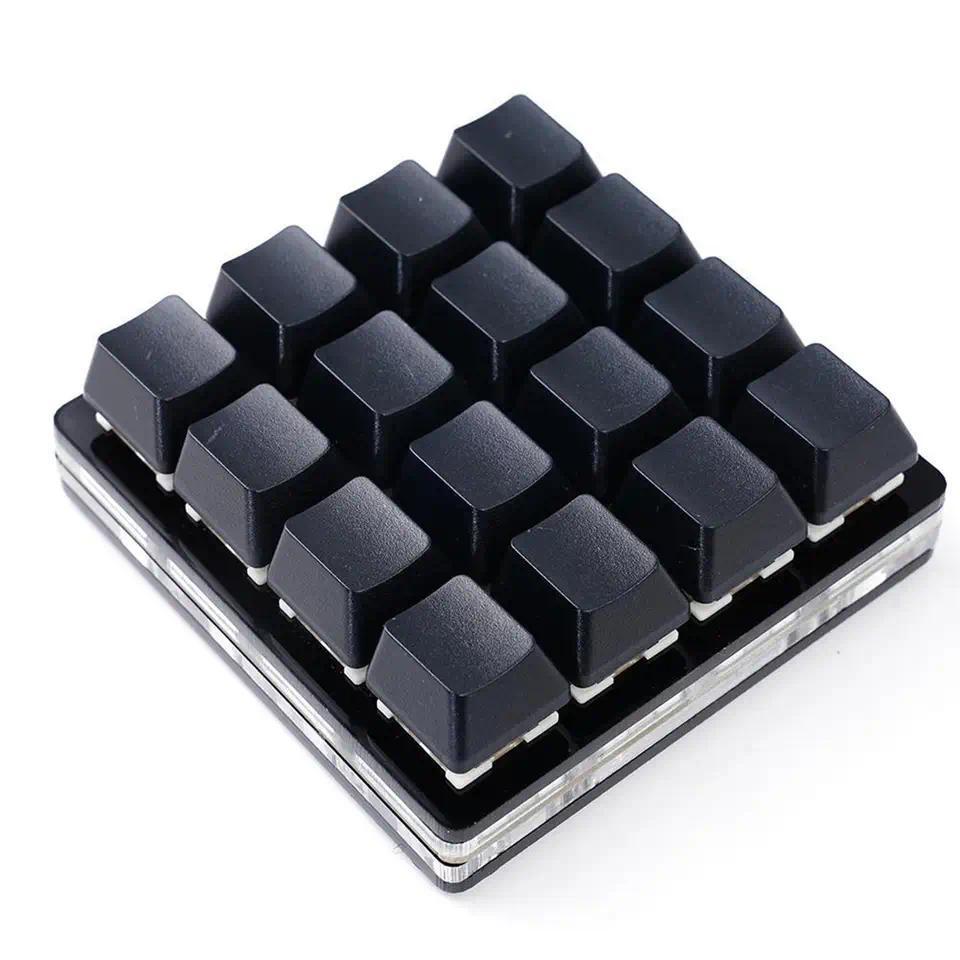 2/3/4/6/7/8/9/16 Tombol Keypad Mini Hitam Numpad Keyboard Mekanis OSU Gaming Pemrograman Keyboard Ku