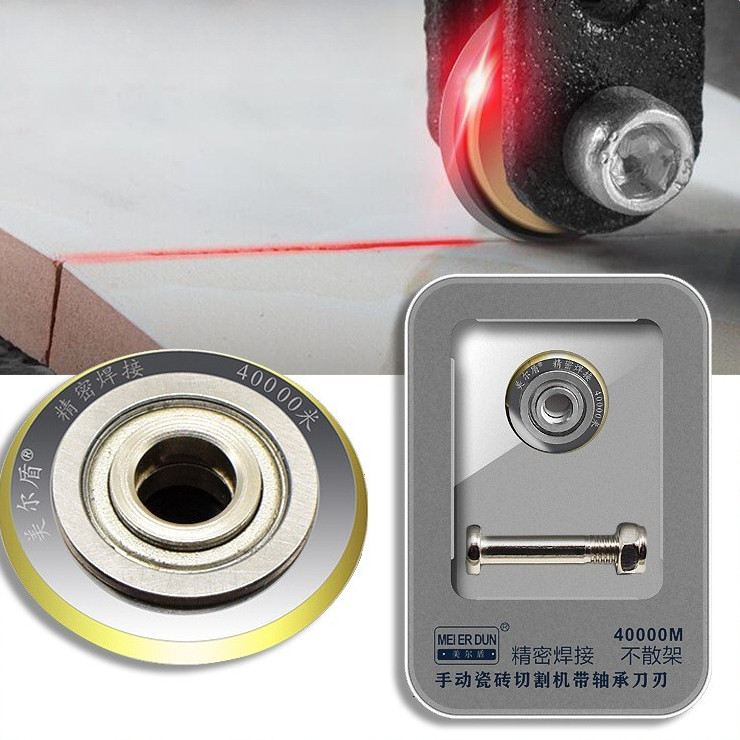 Roda Pemotong Keramik Tile Cutter Wheel 22mm Mata Pisau Keramik Granit Dorong Bearing Tajam Baru