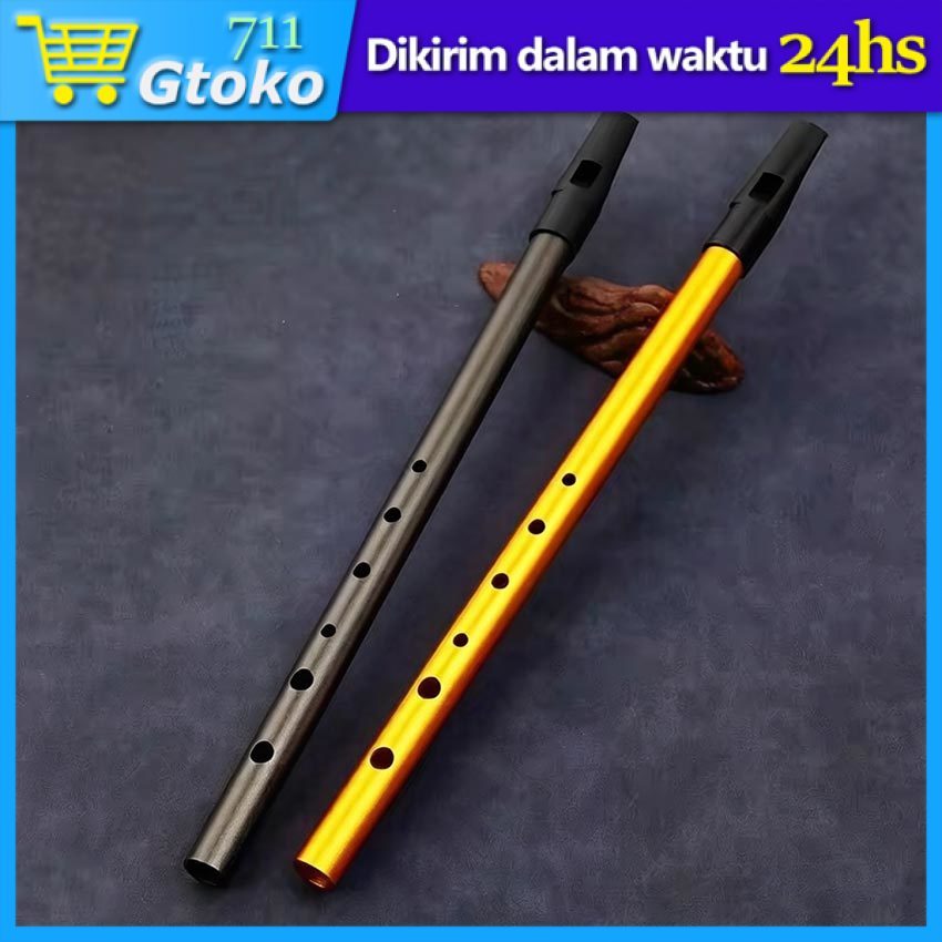 Tin Flute Irish Whistle Irlandia Flute Seruling C/D