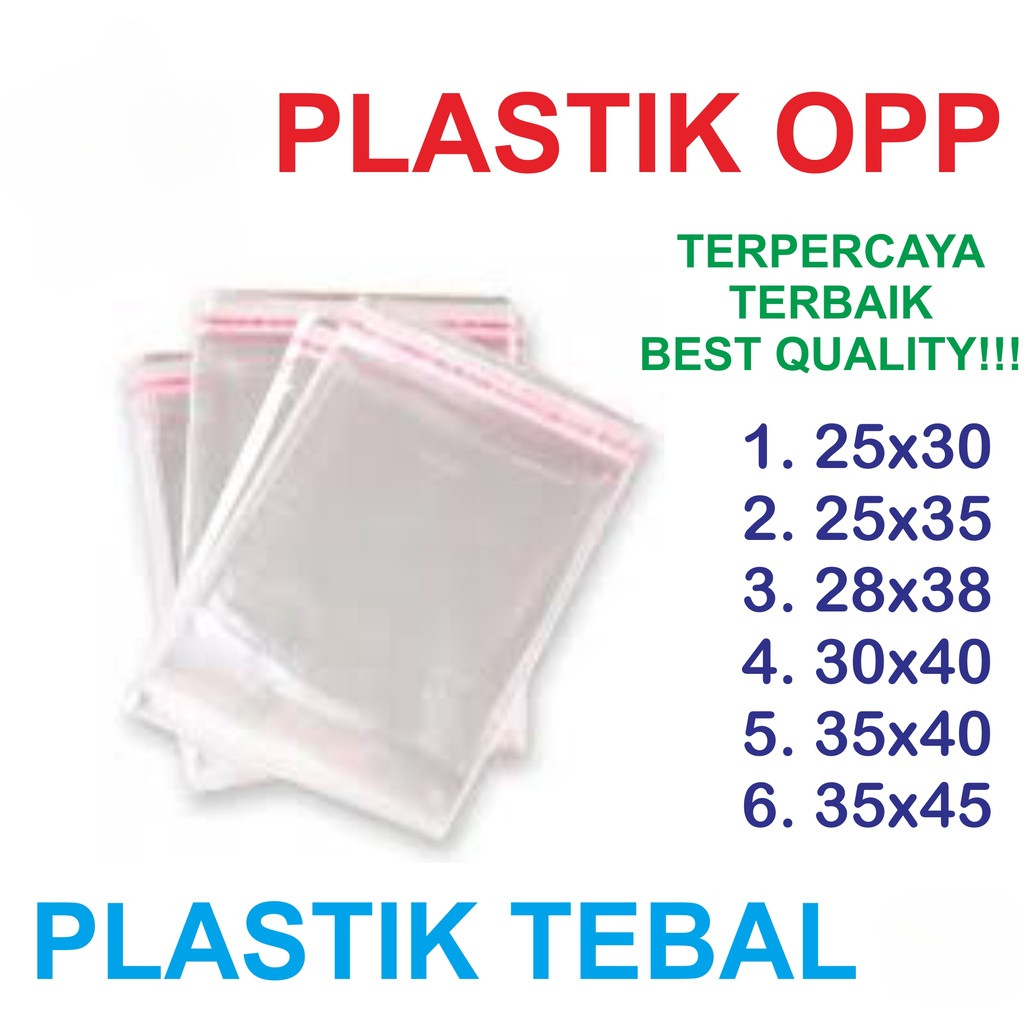 OPP TEBAL  / PLASTIK OPP TEBAL / PLASTIK PACKING TEBAL