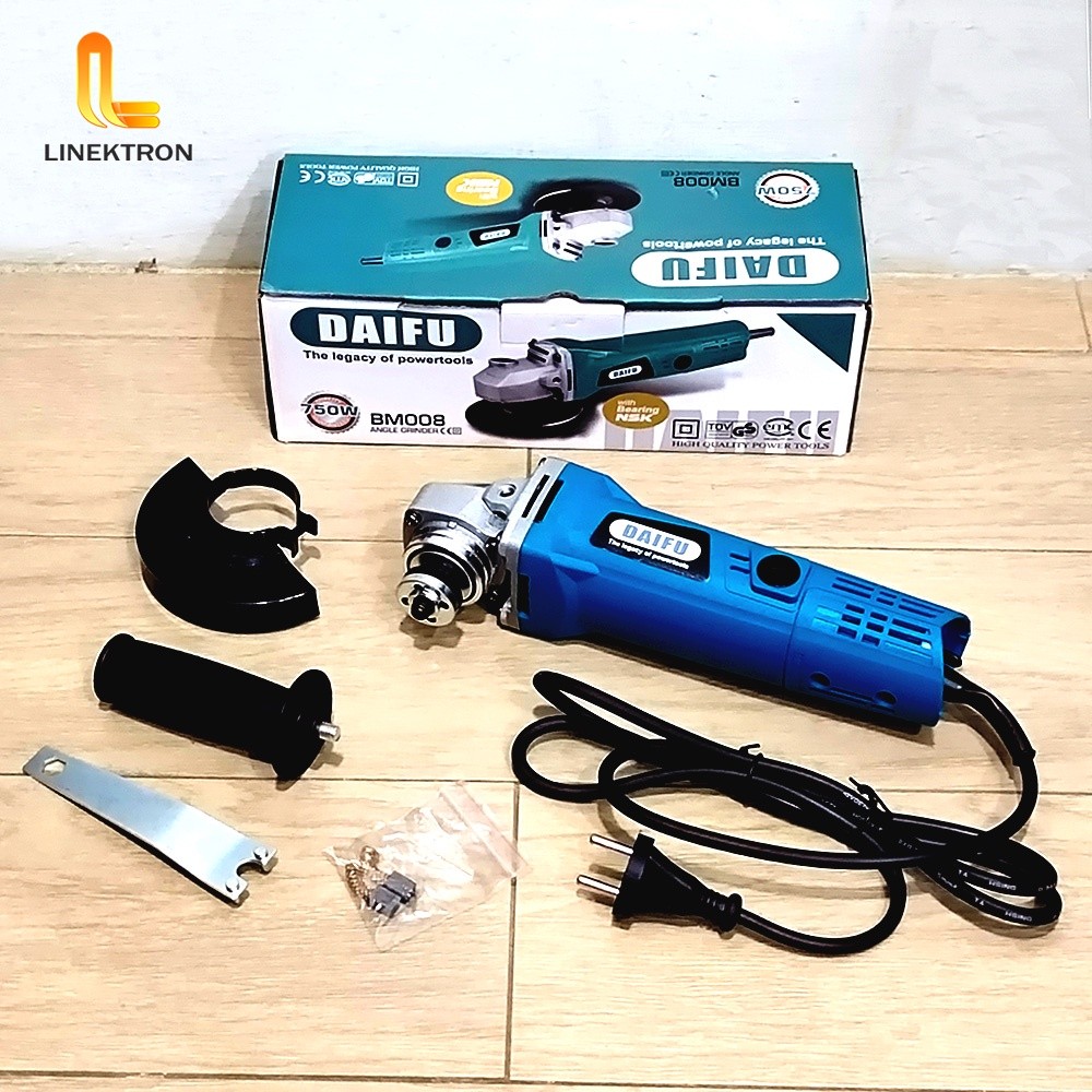 MESIN GERINDA TANGAN 4 INCH DAIFU 750 WATT