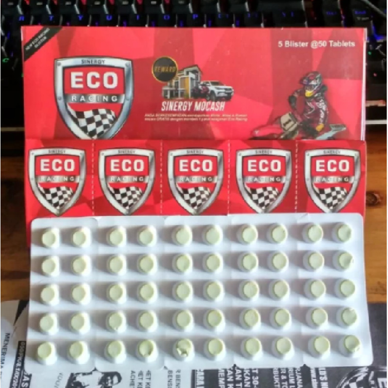 Eco Racing Motor 1 Blister Isi 50 Penghemat BBM Eco Racing