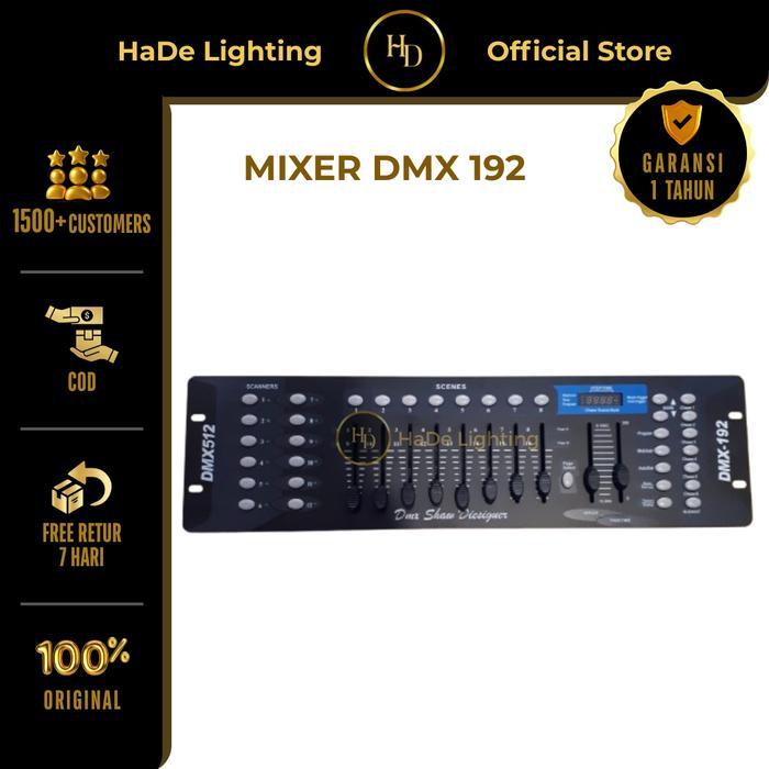 Mixer Lighting Controller 192 DMX 512 - Mixer Lampu Lighting Parled Beam 192
