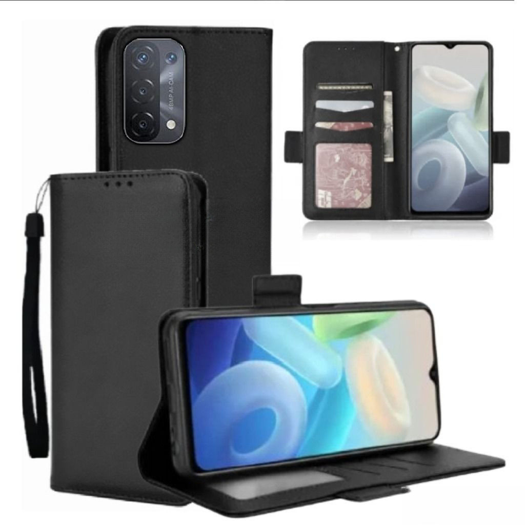 Case Dompet Hp Oppo A74 5G Case Dompet Casing Hp Flip Kulit Case Wallet Leather Cover