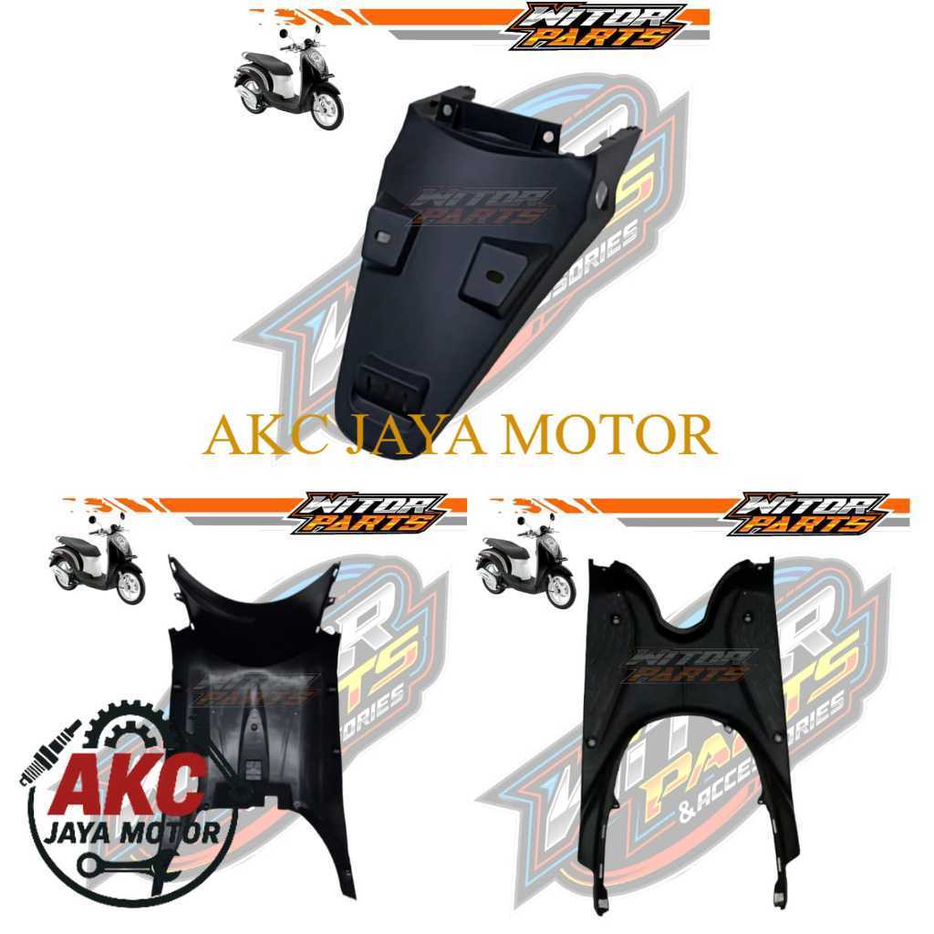 Cover Body Kasar Honda Scoopy Lama Karbu 2010 2011 2012 Injekan Dasbor Kolong Spakbor Belakang