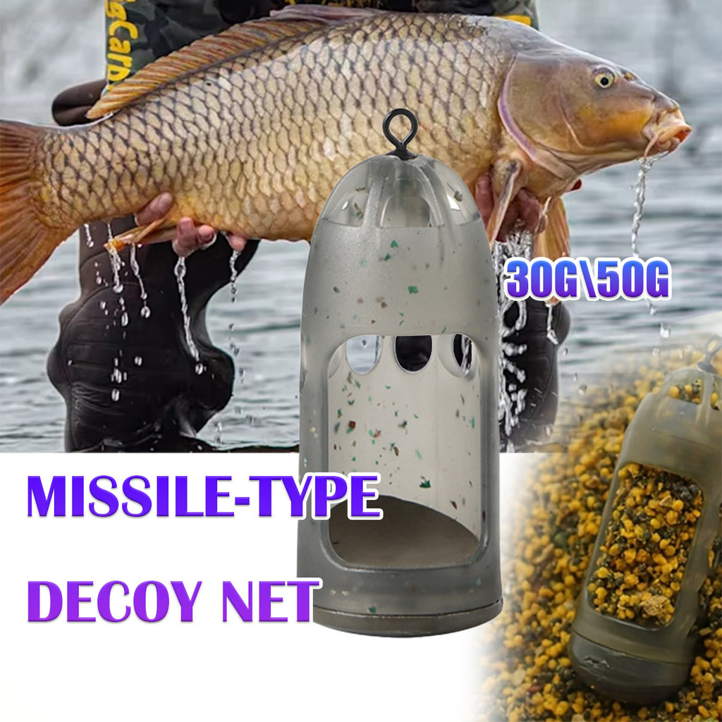 1PC Kandang umpan pancing Aksesoris memancing Termasuk berat timah purukan ambaring