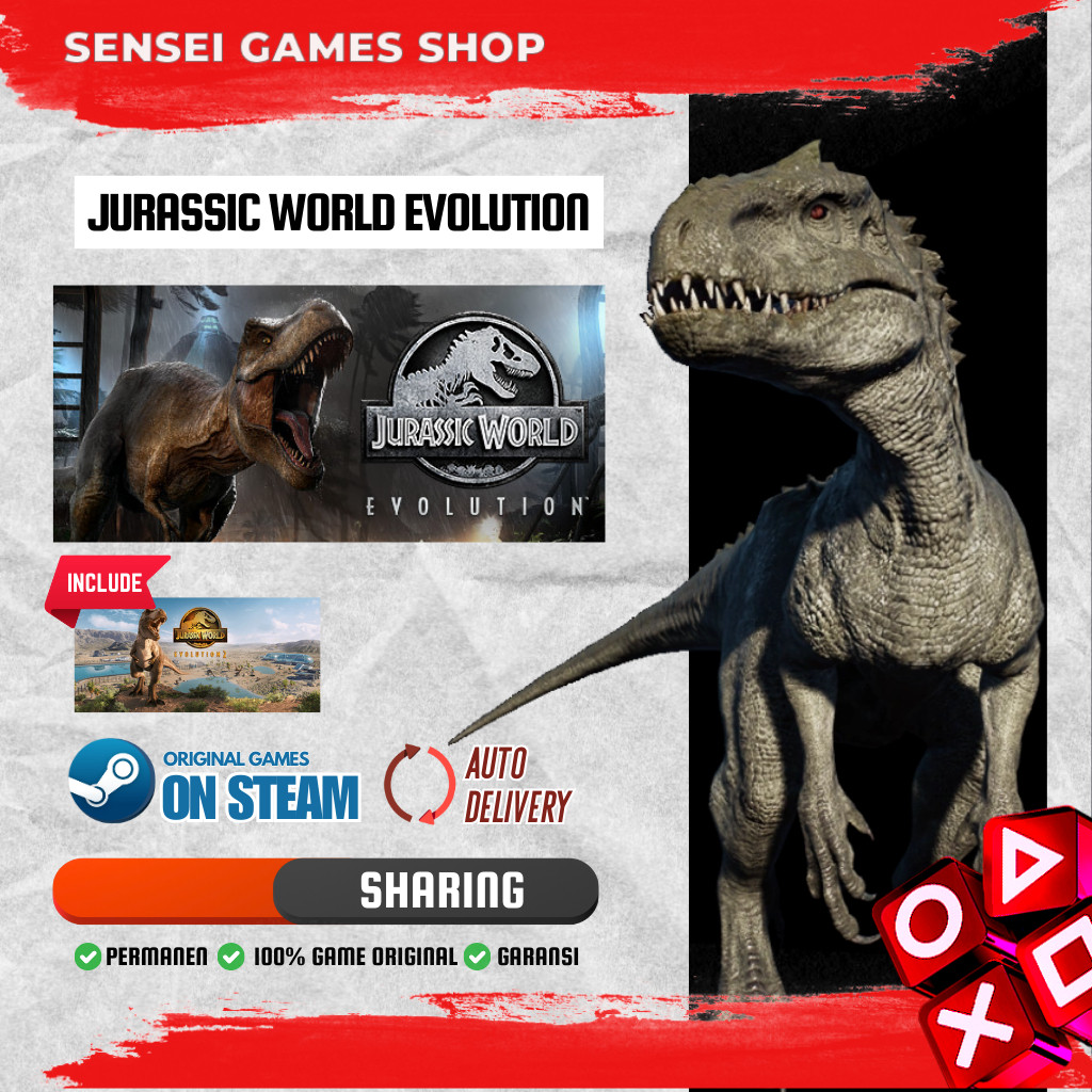 [BONUS STEAM KEY] Jurassic World Evolution (Sharing With Ark: Survival Evolved & ARK: Survival of th