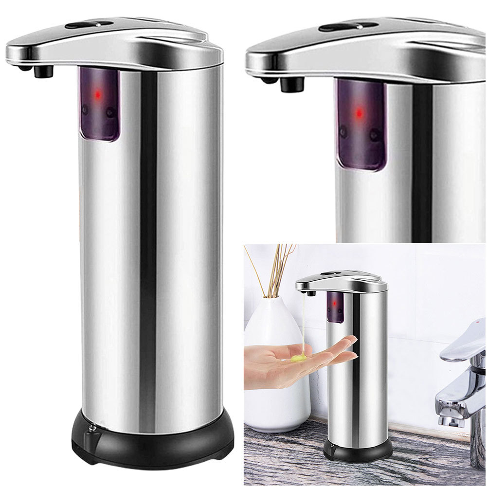 Automatic Soap Dispenser Touchless Dish Soap Dispenser Stainless Steel Electric Soap Dispenser Hands