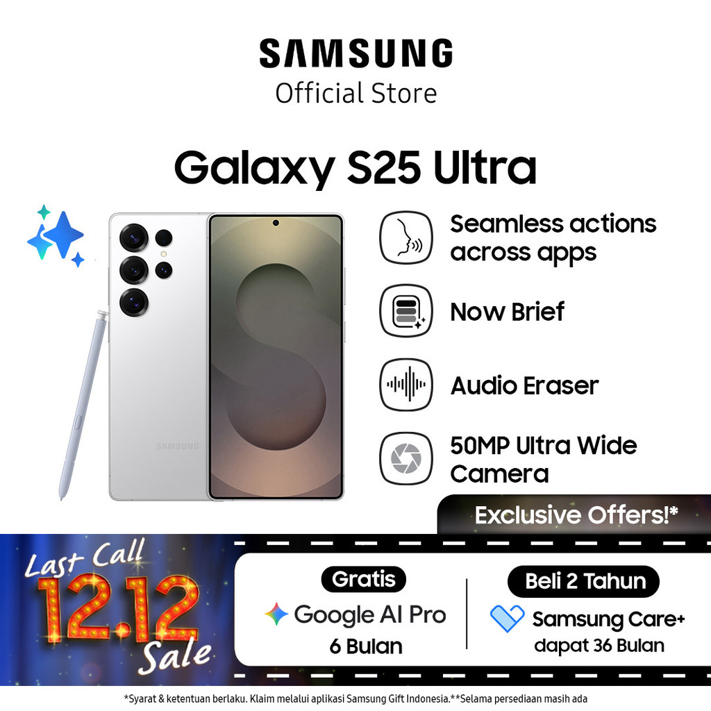 Samsung Galaxy S25 Ultra 12/512GB - Titanium Whitesilver, Hp AI, Galaxy AI