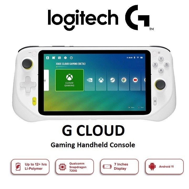 LOGITECH G CLOUD Handheld Portable Gaming Console 7-inch Touchscreen