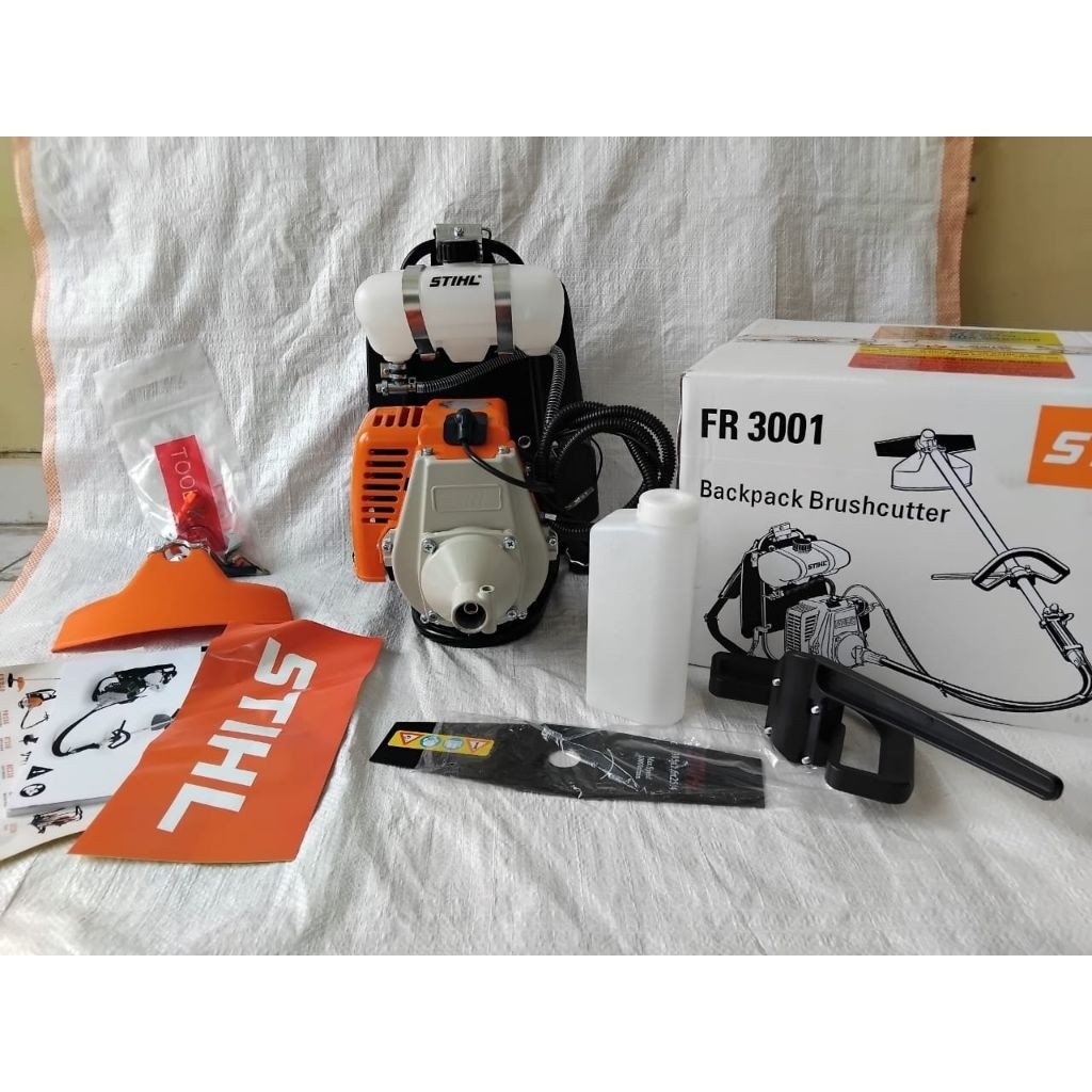 mesin potong 2 tak Fullset MESIN POTONG RUMPUT FR3001 STIHL ORIGINAL Lengkap Set Mesin Potong Rumput