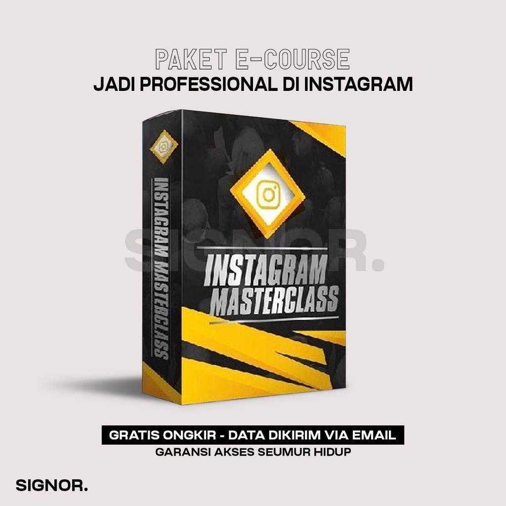 [K194] Instagram Masterclass - Cara Jadi Professional di Instagram IG