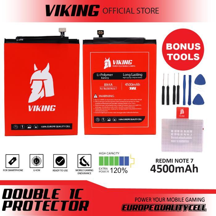 Easyshop6 VIKING Baterai for Redmi Note 7 - Note 7 Pro BN4A Double Power