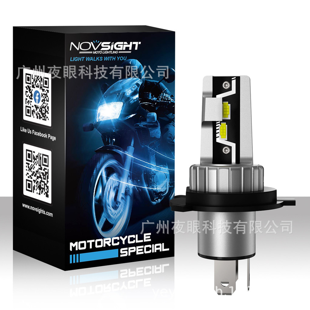 Lampu Mobil Pabrik Lintas Batas NOVSIGHT Bohlam LED Mobil Produk Baru Lampu Depan Baru Seri N57 Sepe