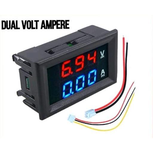 Alat Ukur Volt Ampere Meter Digital DC 0-100V10A/Volt Meter Digital/Ampere Meter Digital
