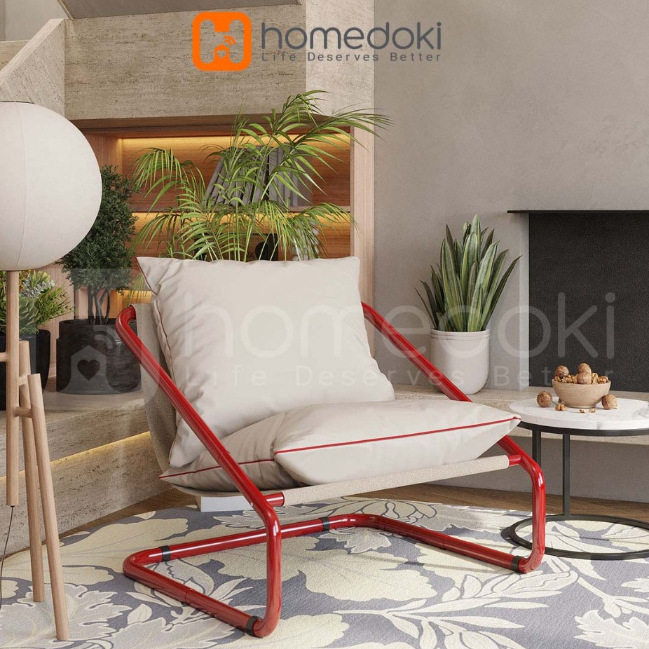 Homedoki Sofa/Kursi Santai/Kursi Santai Teras/Kursi Sofa/Sofa Single