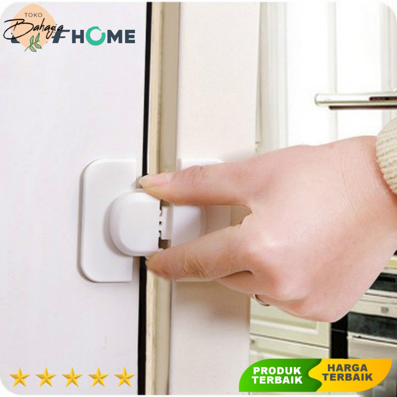 Safety Lock Pintu Kulkas Pengunci Tambahan Tempel - S1843