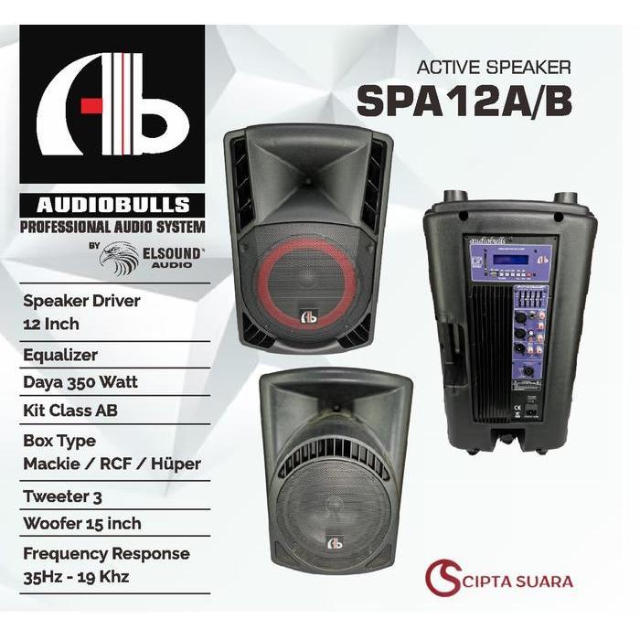 SPEAKER AKTIF 12 Inch BOX MACKIE/RCF/HUPER ELSOUND