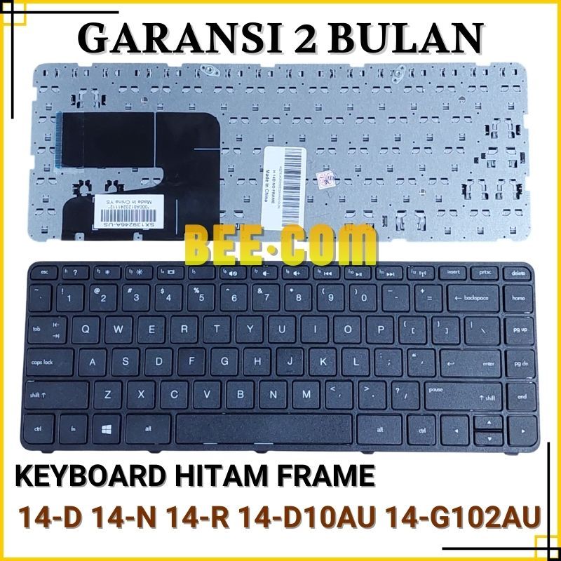 Keyboard HP Pavilion 14D10 14-n225TX 14-n270TX 14-n011TX Frame -BEE