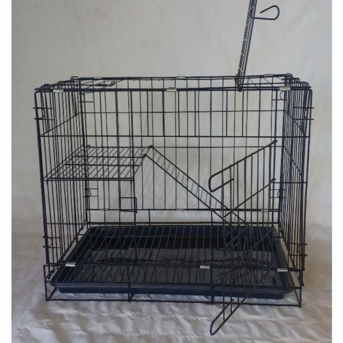 kandang kucing/kandang hewan peliharaan /kandang besi lipat tingkat 1 no 2