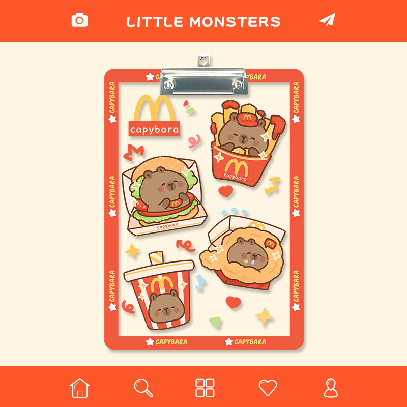 Clipboard A4 Warna ATK Papan Jalan Fleksibel Ringan Papan Ujian Folio Bisa Digantung Aesthetic Anti 
