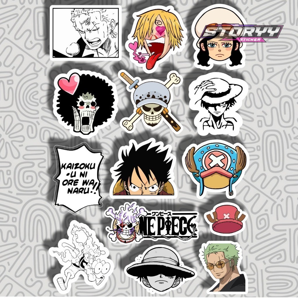 Sticker Pack OnePiece || Stiker Helm OnePiece Luffy
