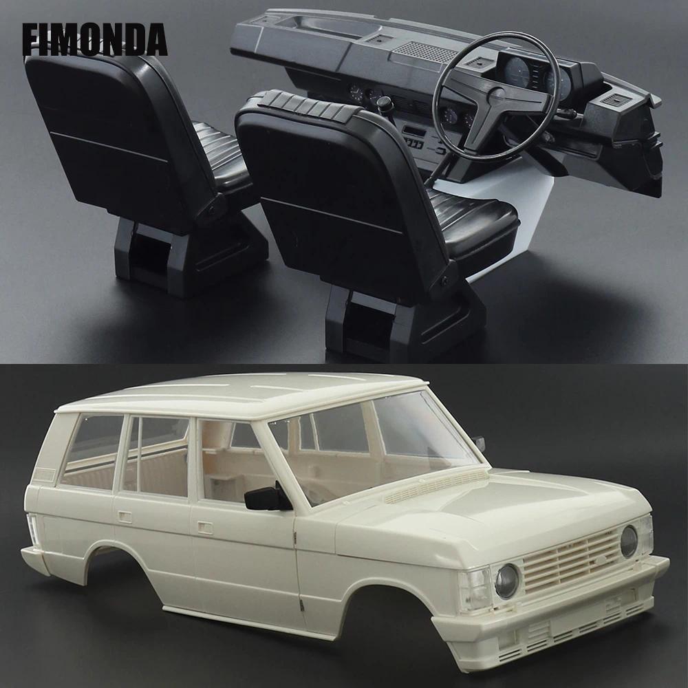 313mm Wheelbase ABS Hard Body Set / trument Desk Seat Interior for 1/10 RC Crawler Axial SCX10  TRX4