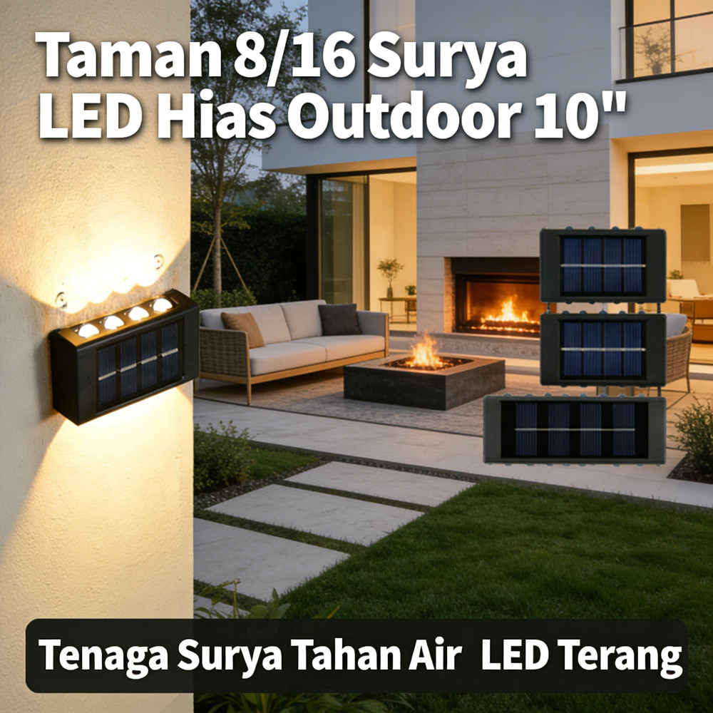Taman Hias Outdoor LED Surya 16