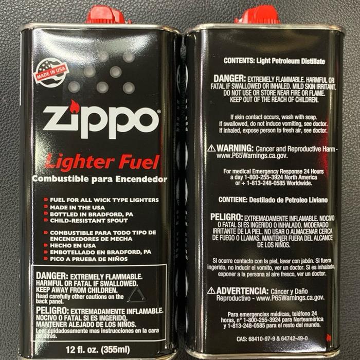 Minyak Zippo Besar Original 355 ml / Fluid Zippo Besar 355 ml - Kemasan Lama
