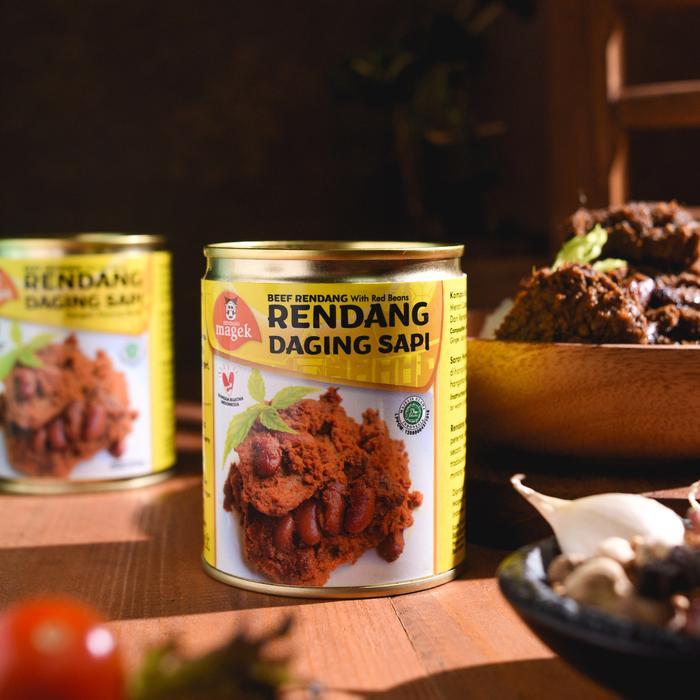Rendang Daging Sapi Kaleng Magek - Pouch