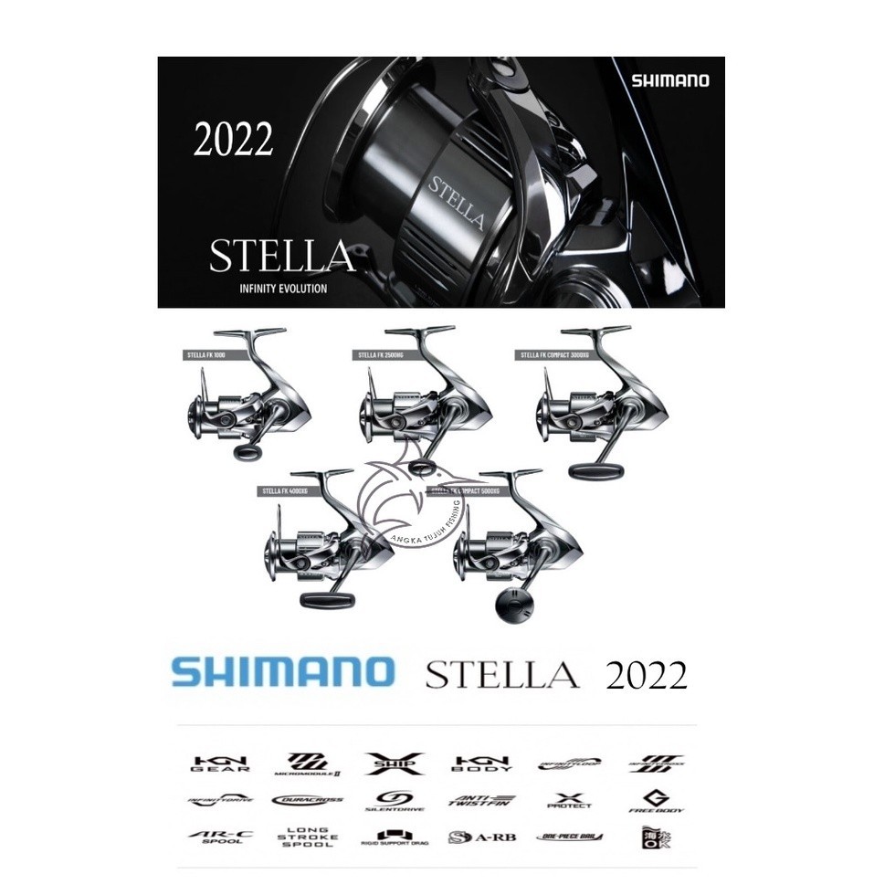 Shimano Stella FK 2022 1000 2500 C3000 4000 C5000