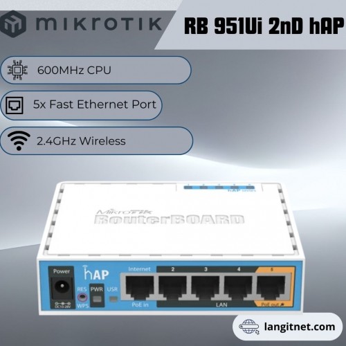 MIKROTIK RB 951 UI 2ND ( HAP )