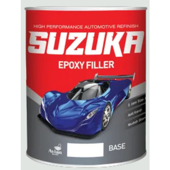 CAT DASAR DEMPUL SEPEDA MOBIL EPOXY FILLER SUZUKA 1KG