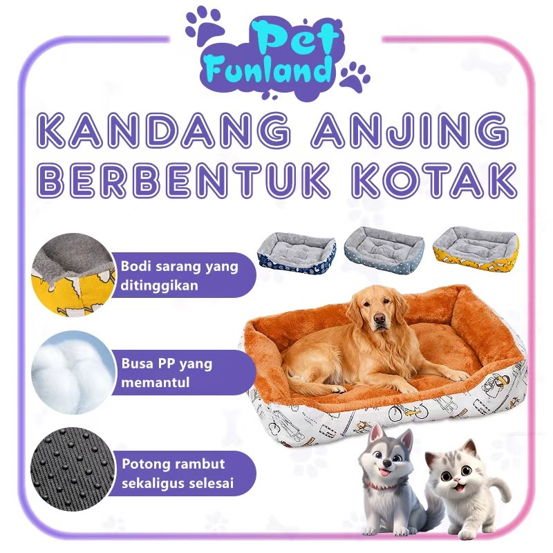 Tempat Tidur Kucing Hewan Peliharaan Kasur Sofa Alas Tidur Kucing Kasur Kucing Kasur Anjing