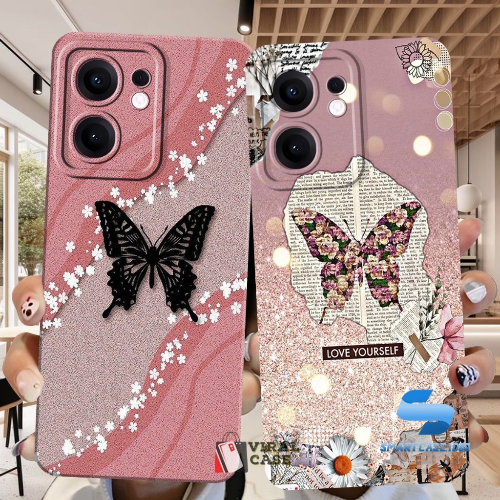 Case Oppo Reno 13F 5G 2025/Reno 13 5G/Reno 13 Pro 5G Terbaru Fashion Case Abstrak Softcase Silikon T