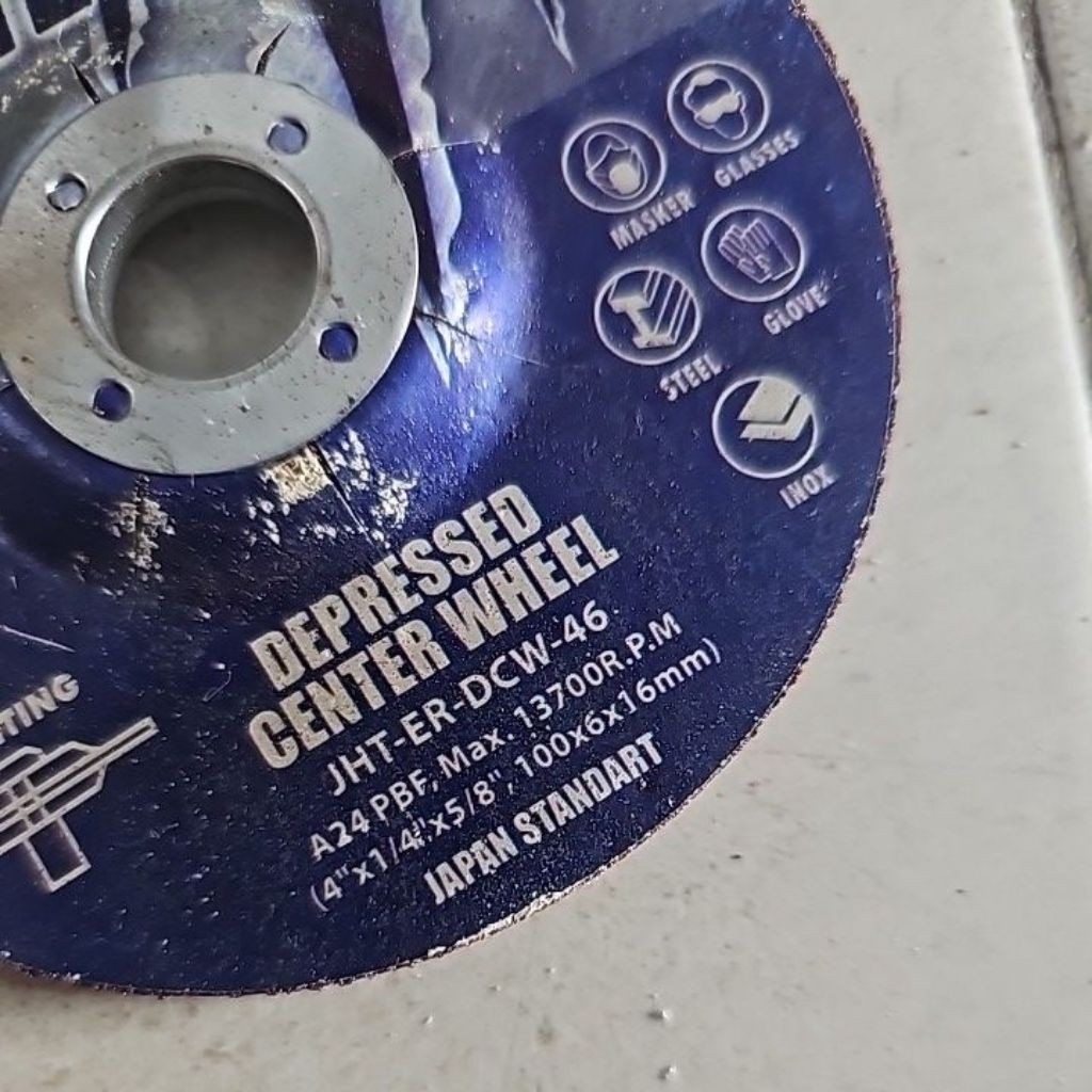 JHT Batu Gerinda Asah 4" x 6mm Batu Asah Japan Standart