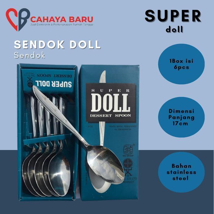 SENDOK MAKAN SUPER DOLL/ SENDOK DOLL