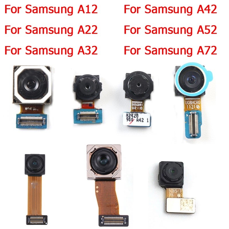 Untuk Samsung Galaxy A52 A32 A42 A12 A22 A72 Kamera Depan Telefoto Makro Belakang Lebar Modul Kamera