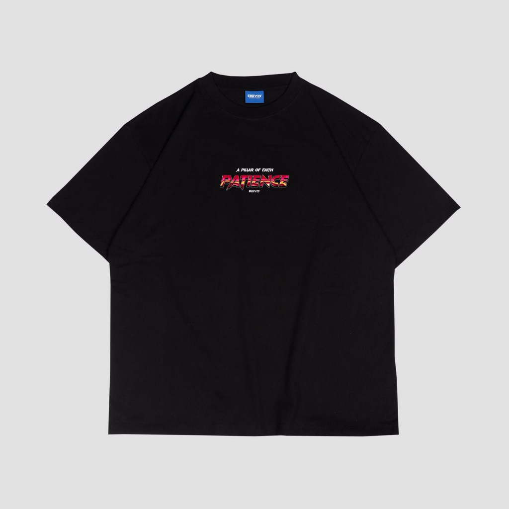 (COD) RSYD Patience - Hitam Oversize / Kaos Dakwah