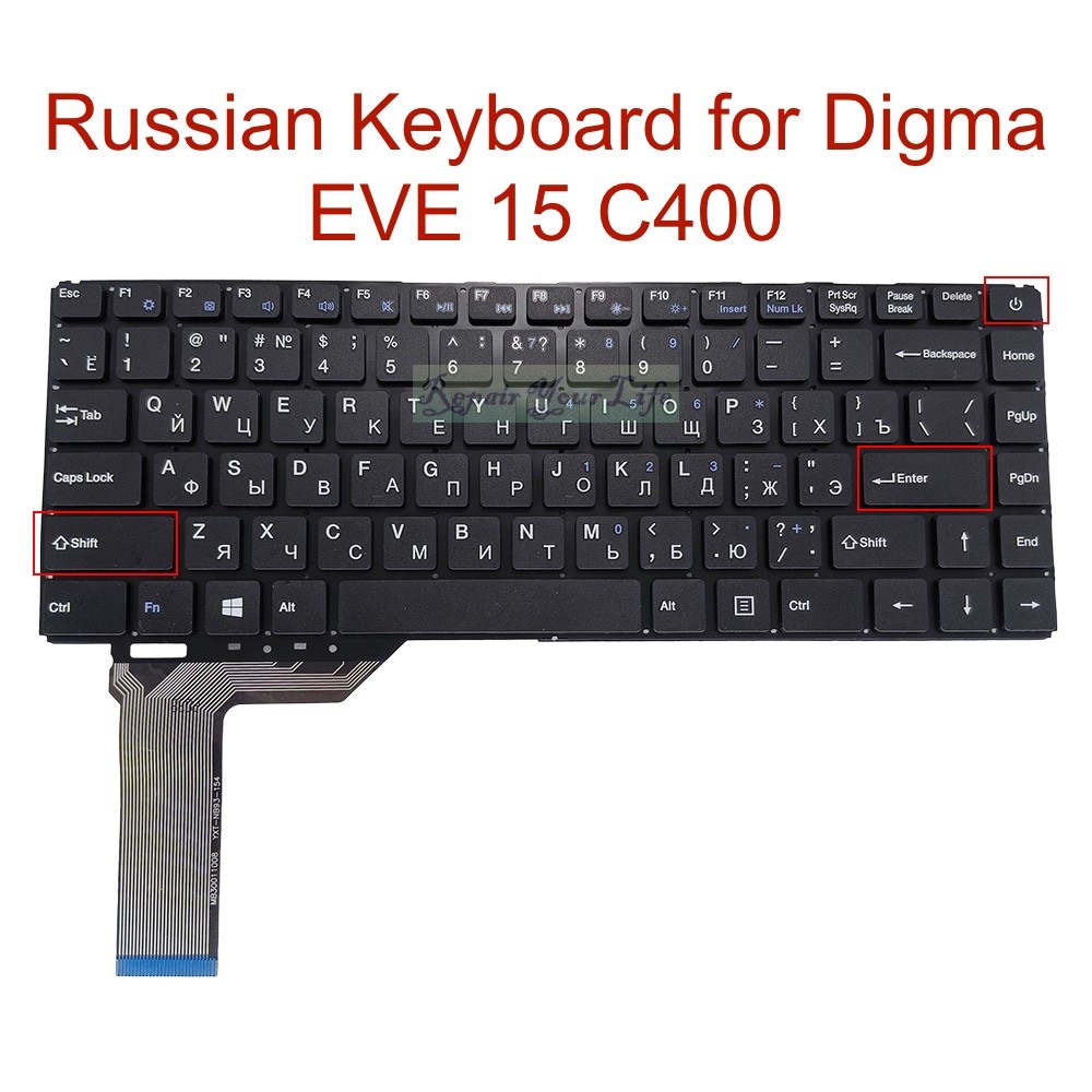 RU Russian Keyboard for gma EVE 15 C400 ES5041EW C423 ES5069EW C413 ES5059EW C419 ES5065EW MB3001100
