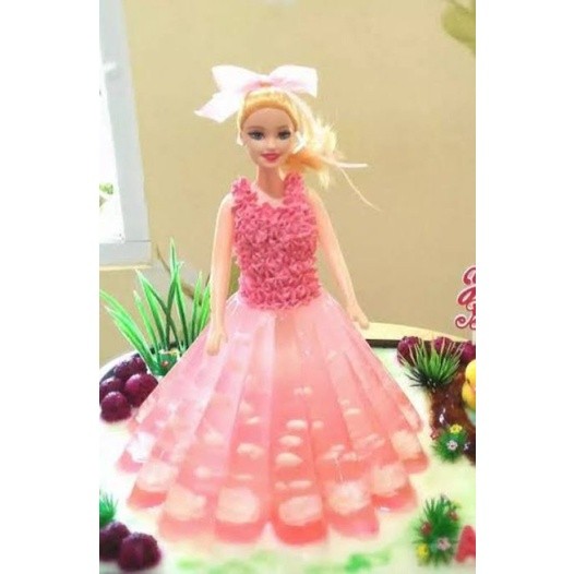 CETAKAN TUMPENG ROK BARBIE / CETAKAN PUDING ROK BARBIE