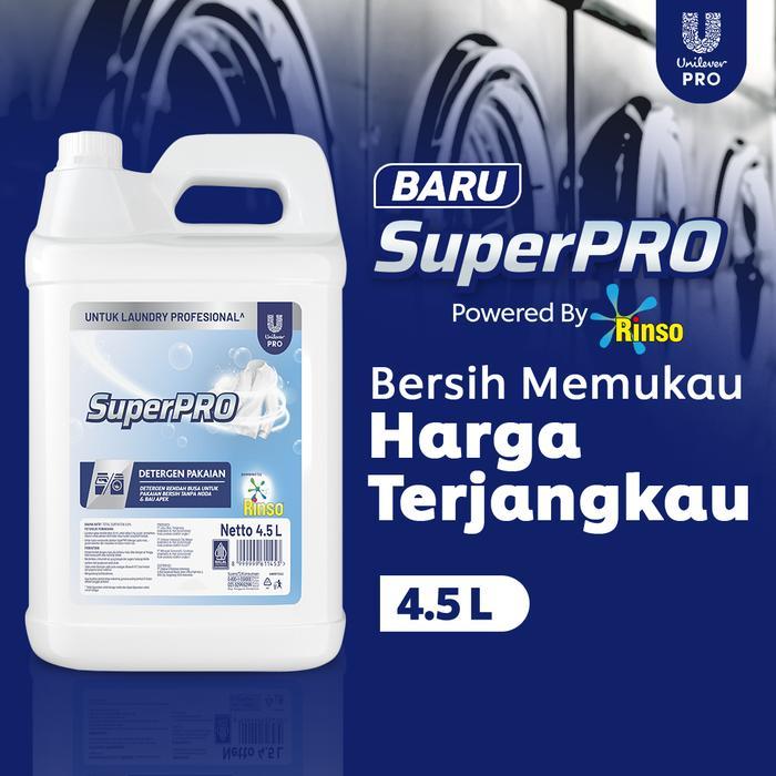 Rinso Superpro Deterjen Matic Cair Jerigen 4500ml