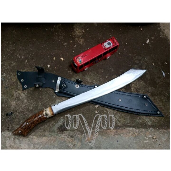 GOLOK PATIMURA SARUNG KALEP/HITAM BLACK SUPER KUAT  PANJANG KHAS CIBATU GOLOK KERJA BAHAN BAJA PER