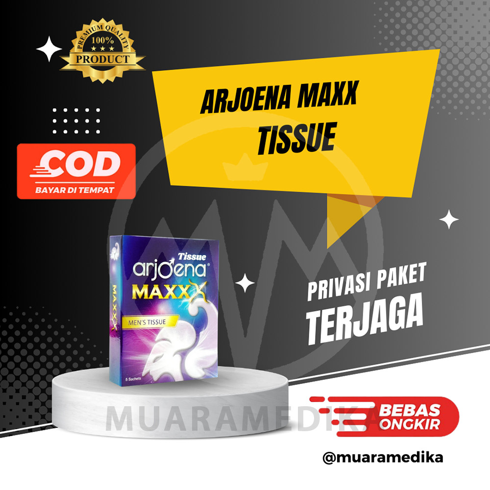 Tissue Arjoena Maxx Per Box isi 5 Sachet - Tisu Magic Ampuh
